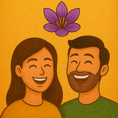 The Effect of Saffron on Laughter and Boosting Energy